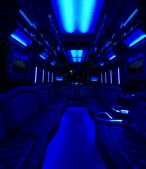 california party bus service