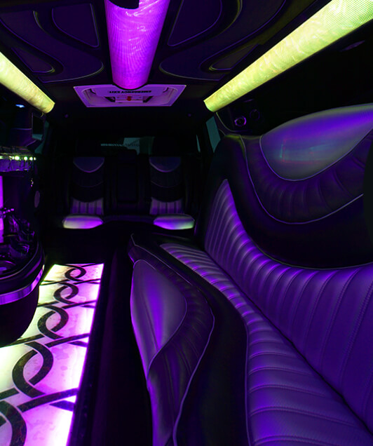 leather limo seats