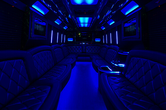 party bus interior